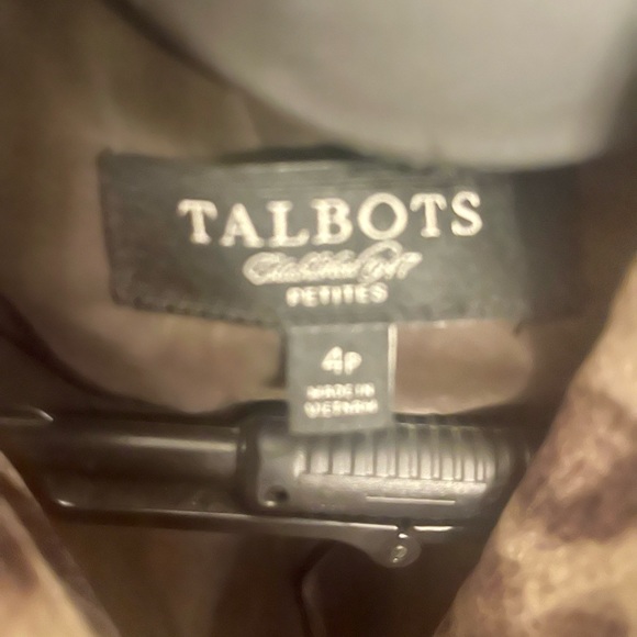 Talbots Leopard print jacket with 3/4 sleeves. - Picture 5 of 5